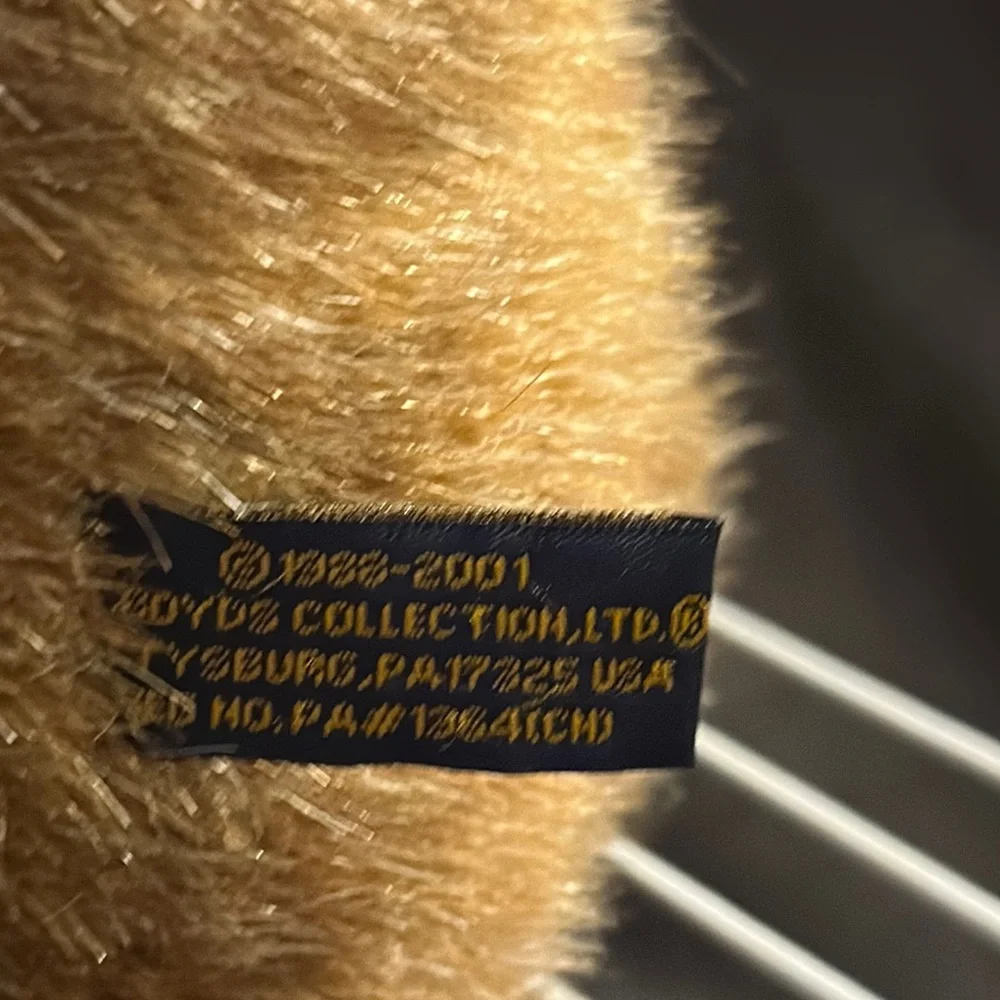 Boyds Bears Brown Stuffed Animal with Diary - Picture 12 of 16